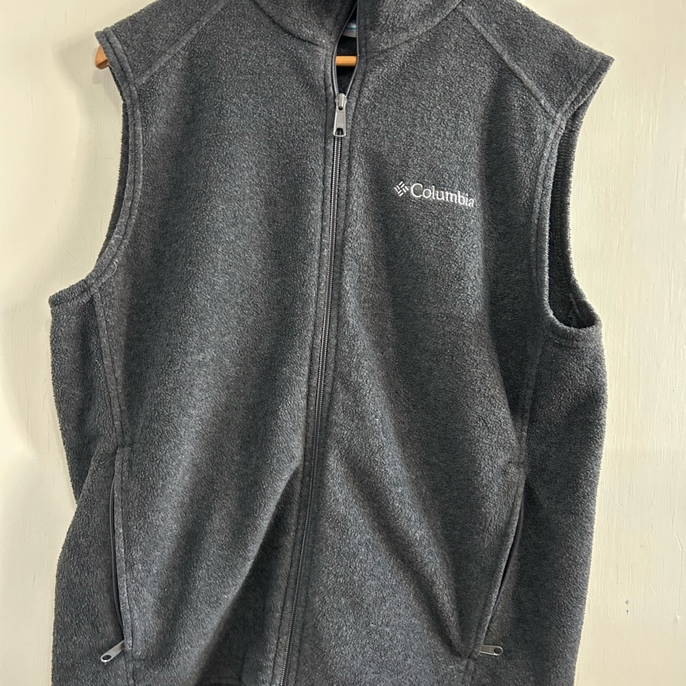 Gray Fleece Vest